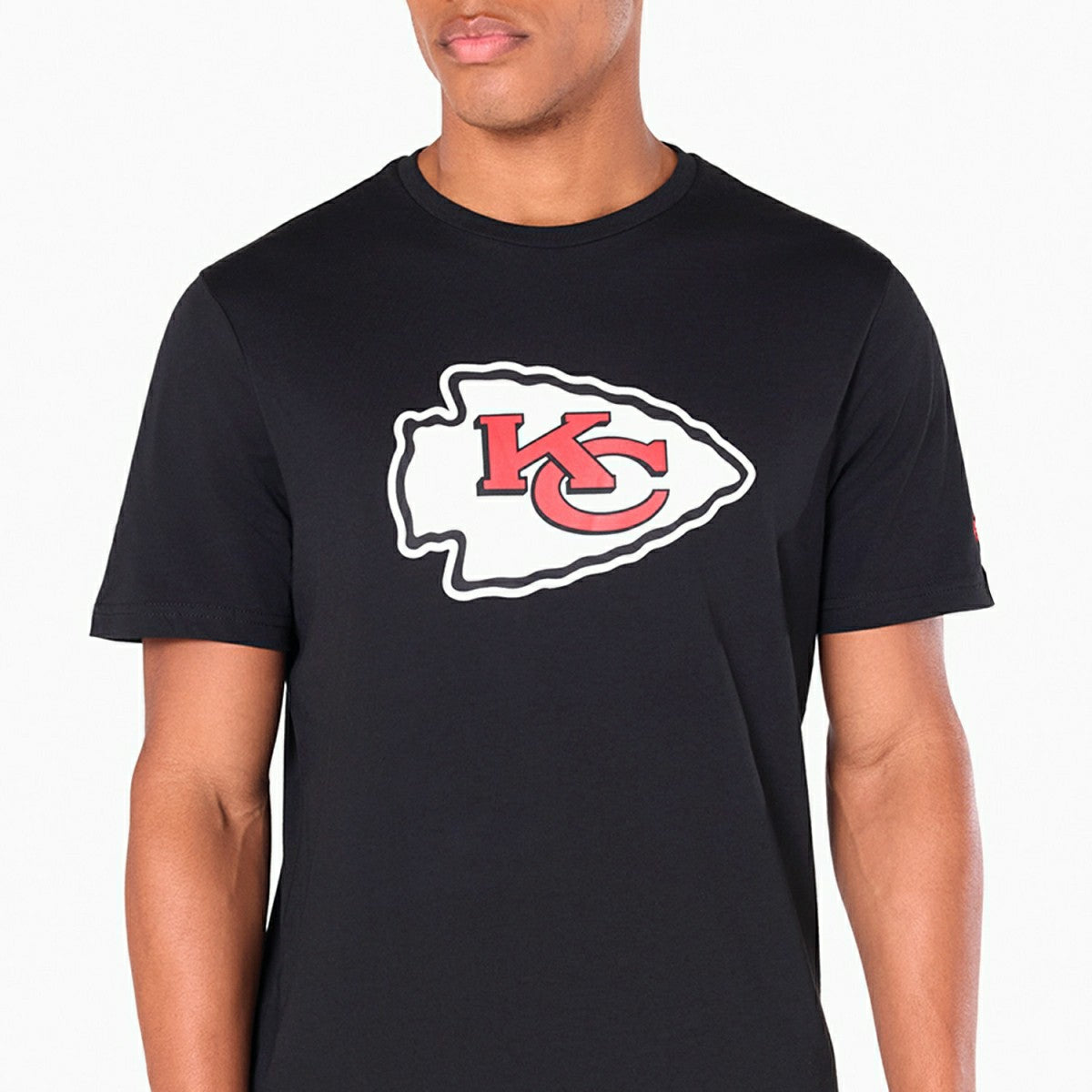 Kansas City Chiefs Team Logo Football NFL T-Shirt Black Lifestyle