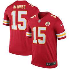 Patrick Mahomes #15 Kansas City Chiefs Nike Legend NFL Jersey Red Taass for sale
