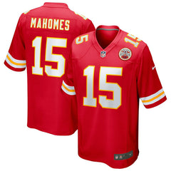Patrick Mahomes #15 Kansas City Chiefs Nike Game Football NFL Jersey Red Taass US
