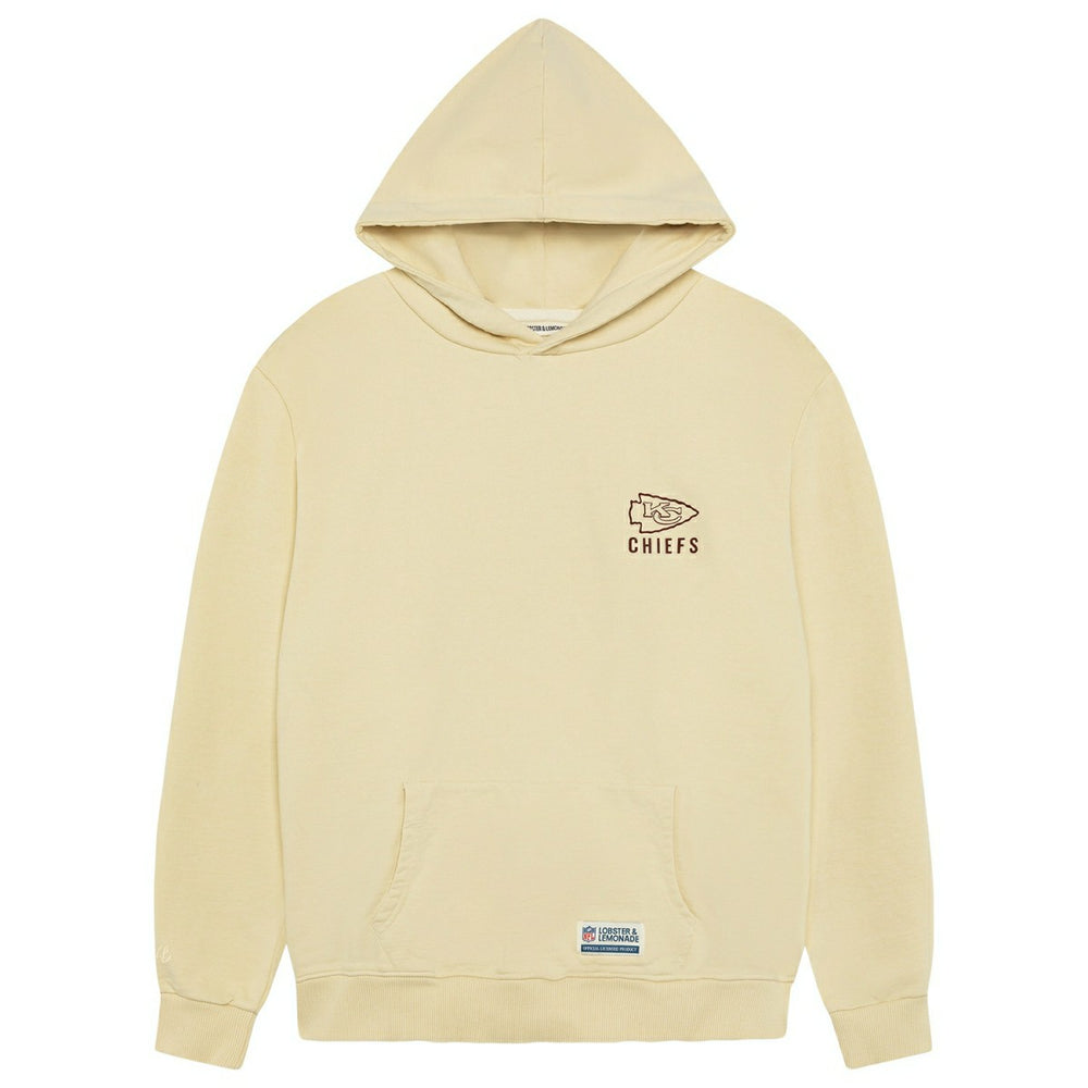 Kansas City Chiefs L&L '76 Classics NFL Hoodie Cream Lifestyle