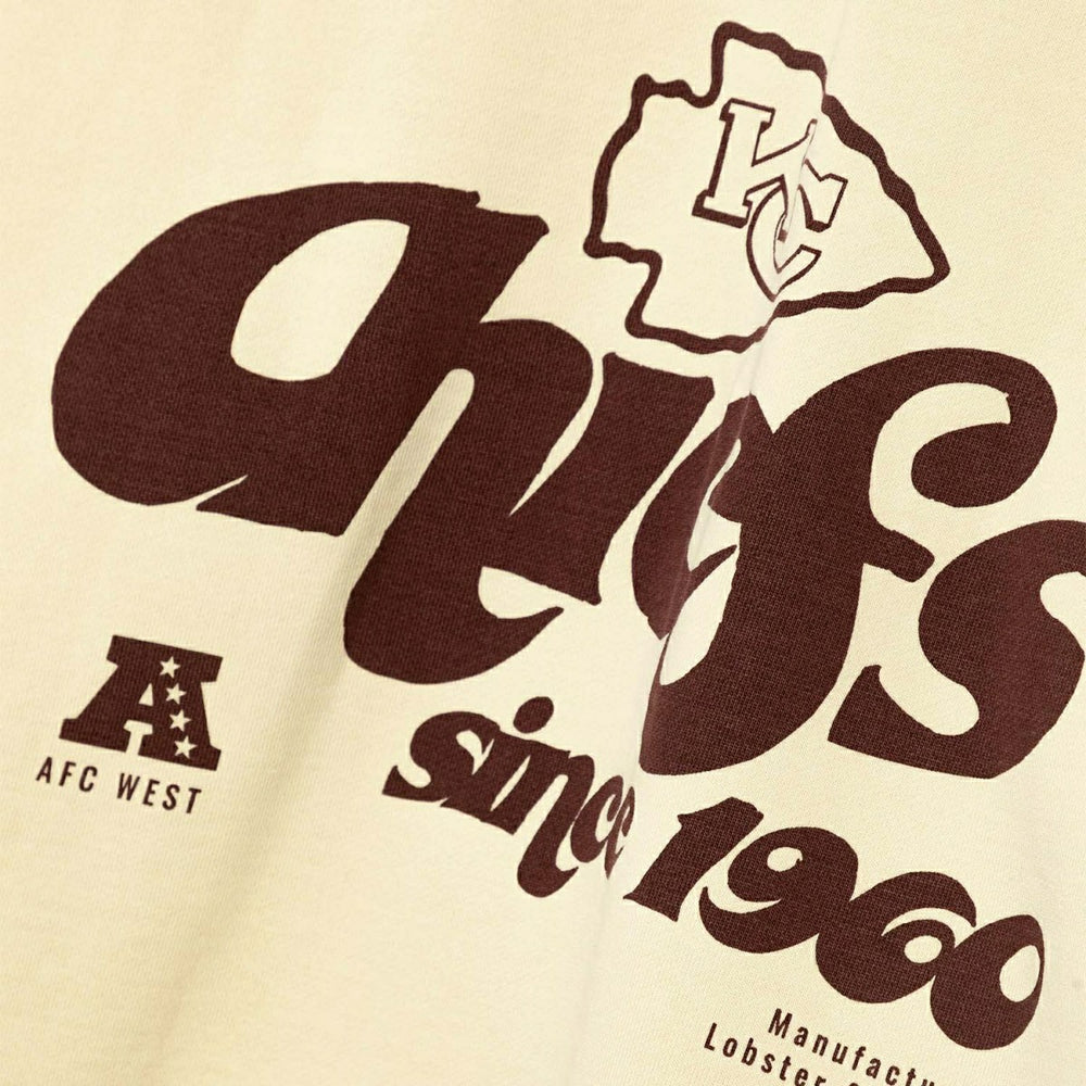 Kansas City Chiefs L&L '76 Classics NFL Hoodie Cream Lifestyle