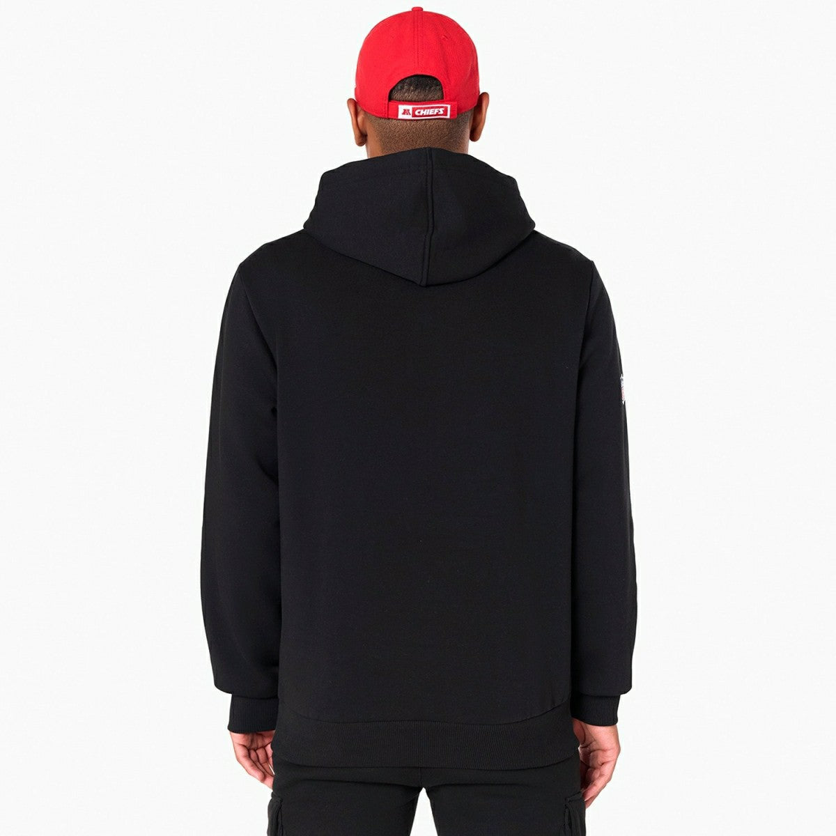 Kansas City Chiefs Logo Hoodie New Era NFL Sweatshirt Black Taass US