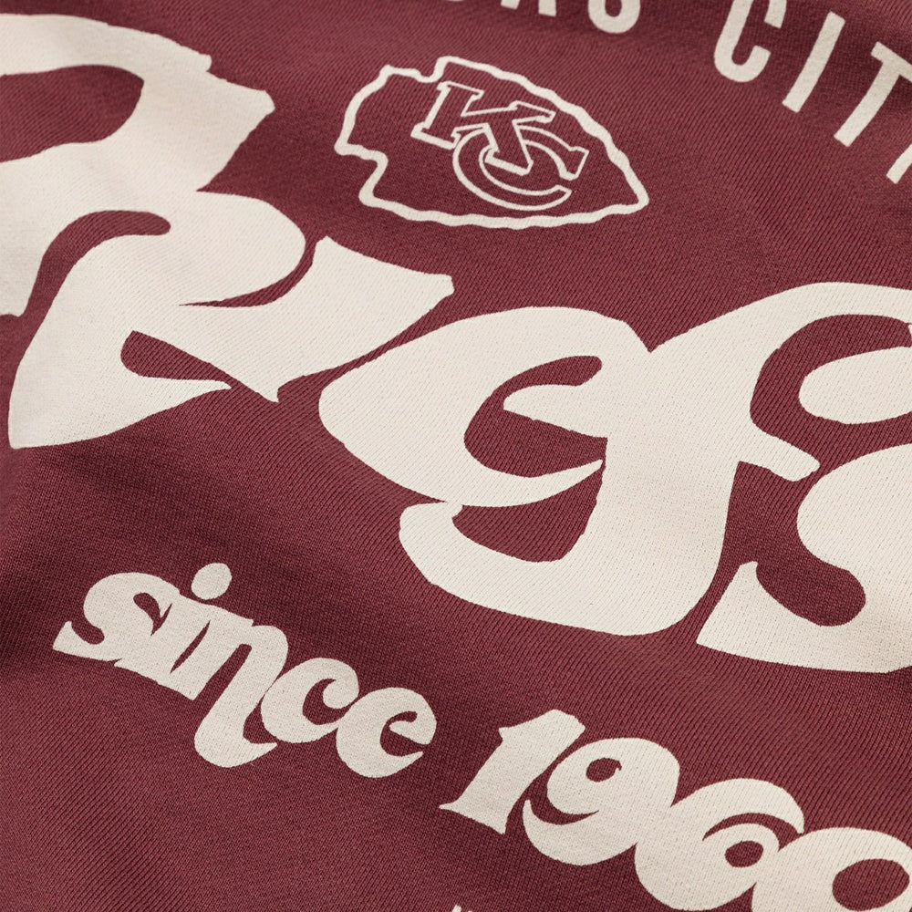 Kansas City Chiefs L&L '96 Classics NFL Crewneck Sweater Maroon Fashion