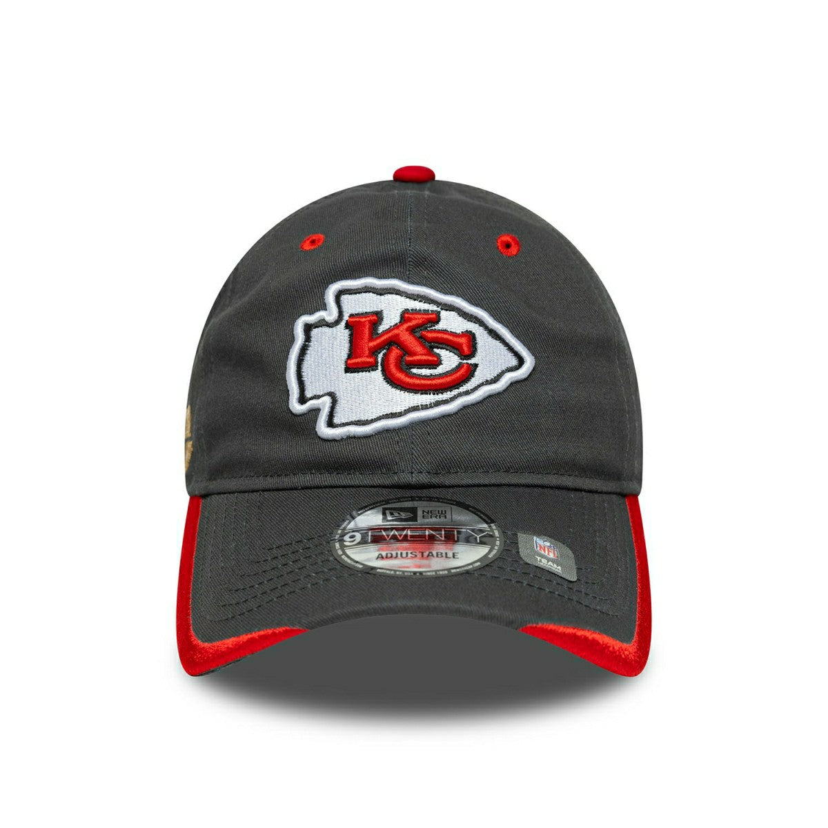 Kansas City Chiefs Super Bowl IV 9TWENTY Adjustable Cap Dark Gray Lifestyle