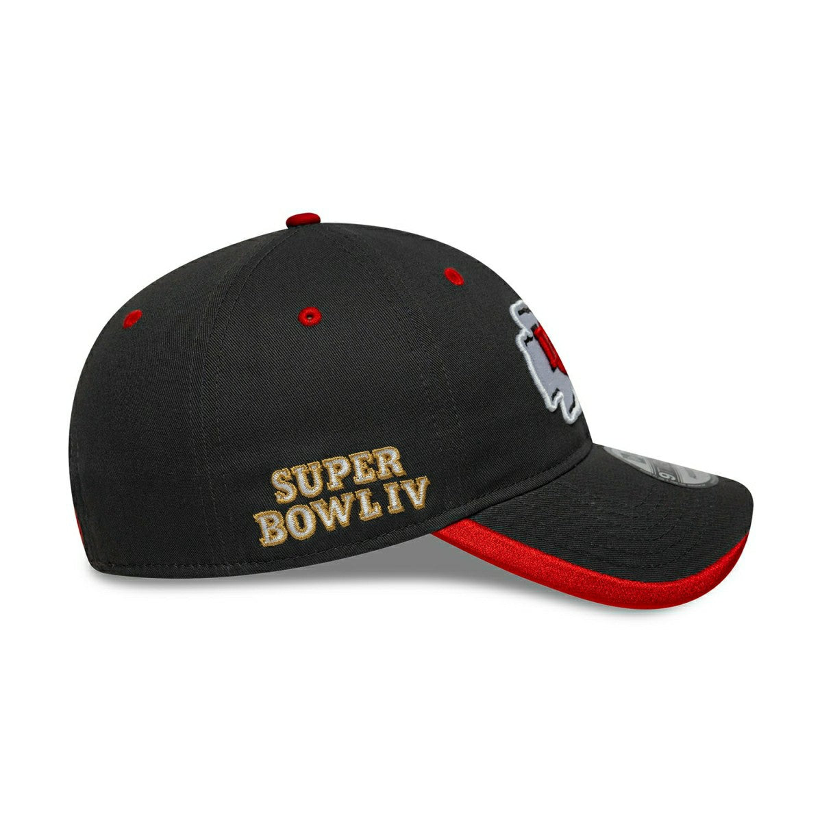 Kansas City Chiefs Super Bowl IV 9TWENTY Adjustable Cap Dark Gray Lifestyle