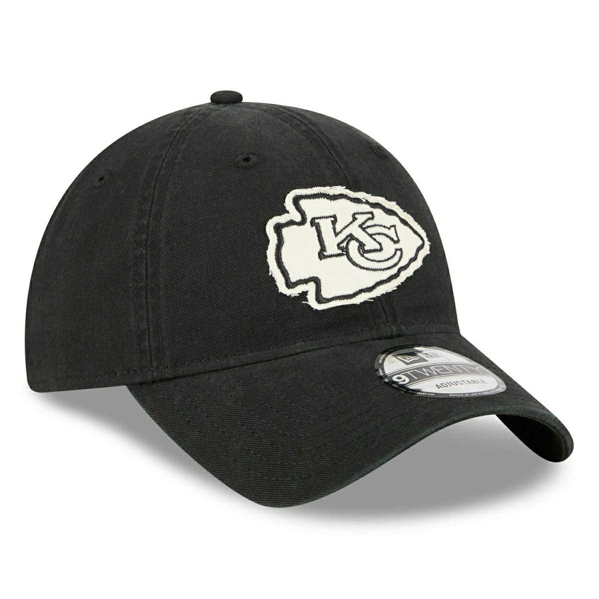 Kansas City Chiefs NFL Stamp 9TWENTY Adjustable Cap Black Taass sale