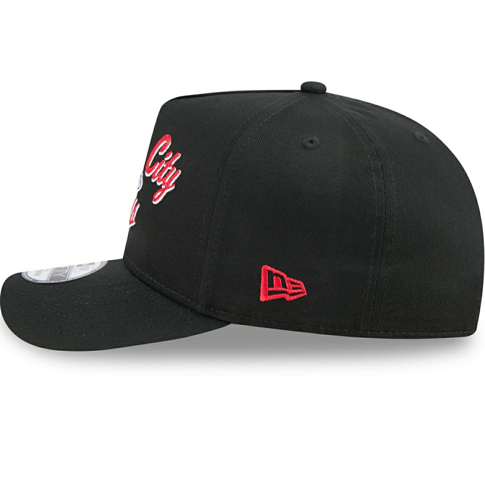 Kansas City Chiefs NFL Chainstitch 9FIFTY A-Frame Snapback Cap Black Taass for sale