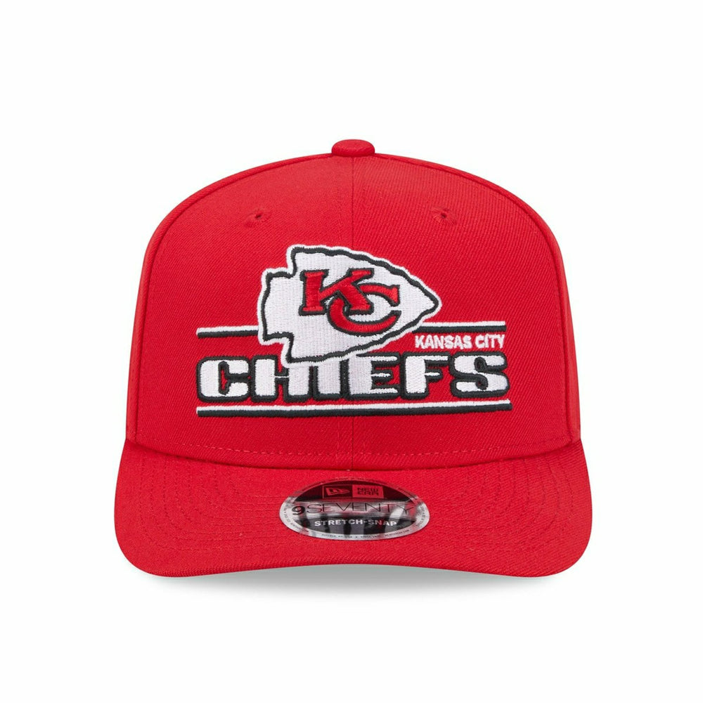 Kansas City Chiefs NFL Stated 9SEVENTY Stretch-Snap Cap Red Classic