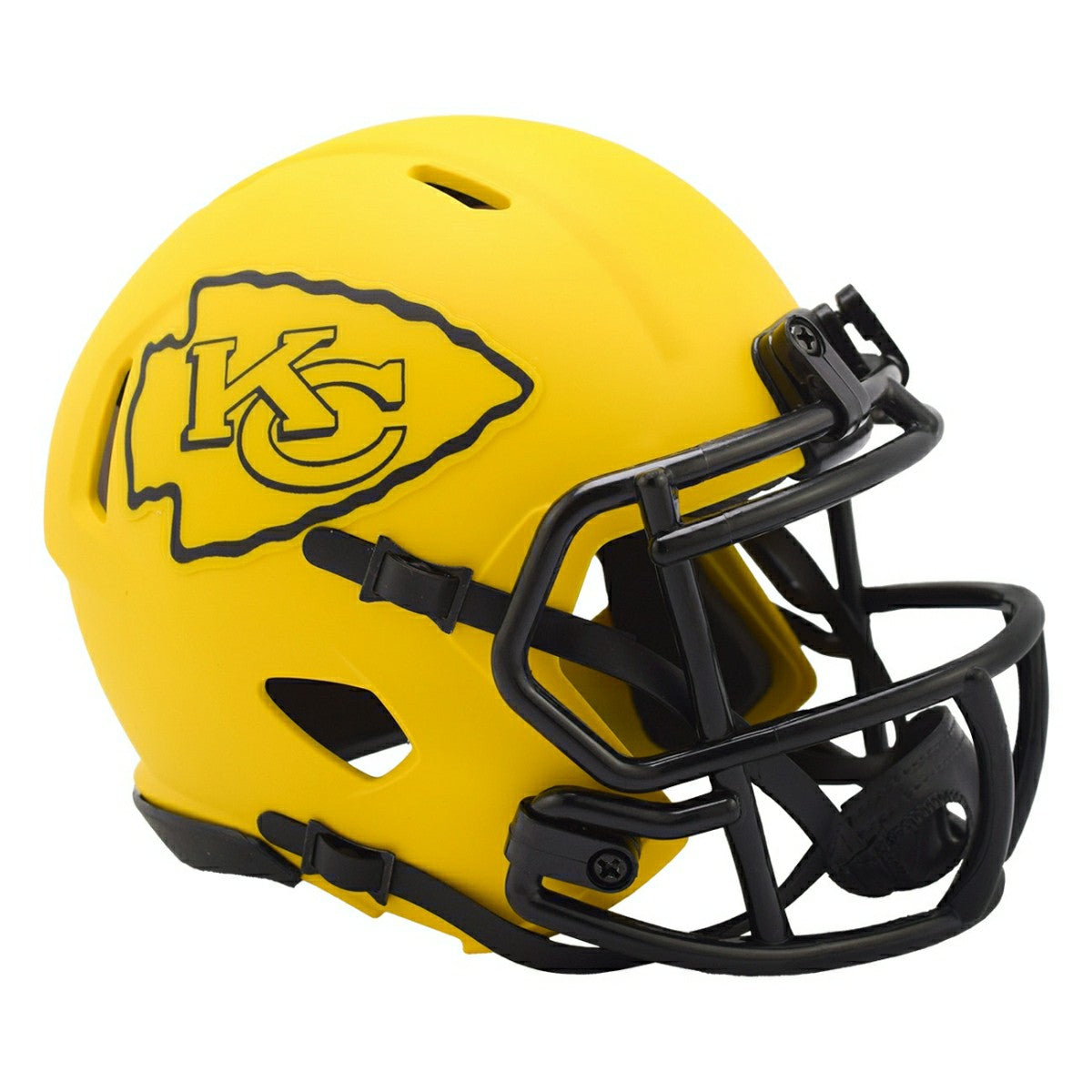 Kansas City Chiefs Rave Alternate NFL Speed Mini Helmet Yellow Fashion