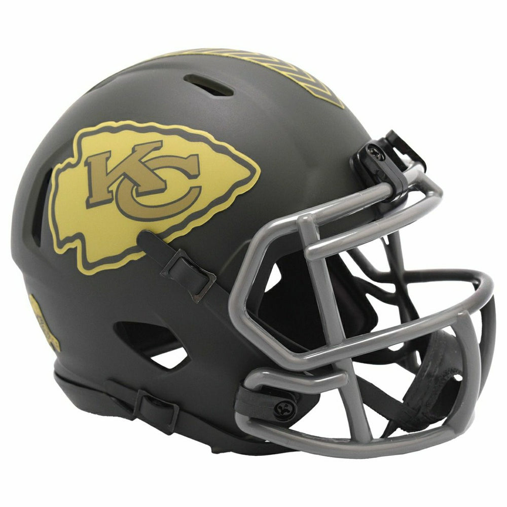 Kansas City Chiefs 2025 Salute to Service NFL Speed Mini Helmet Taass sale