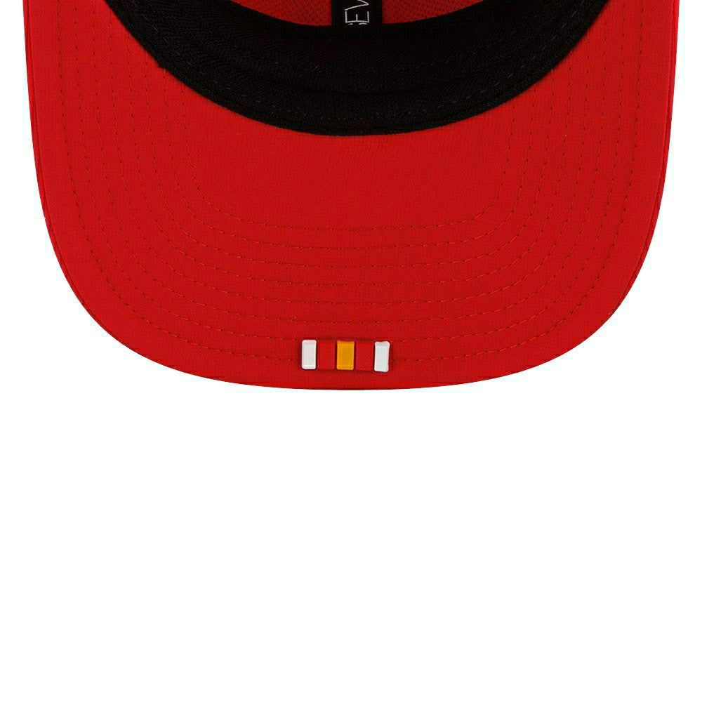 Kansas City Chiefs 2025 NFL On-Field Sideline 9SEVENTY Trucker Snapback Cap Red Fashion