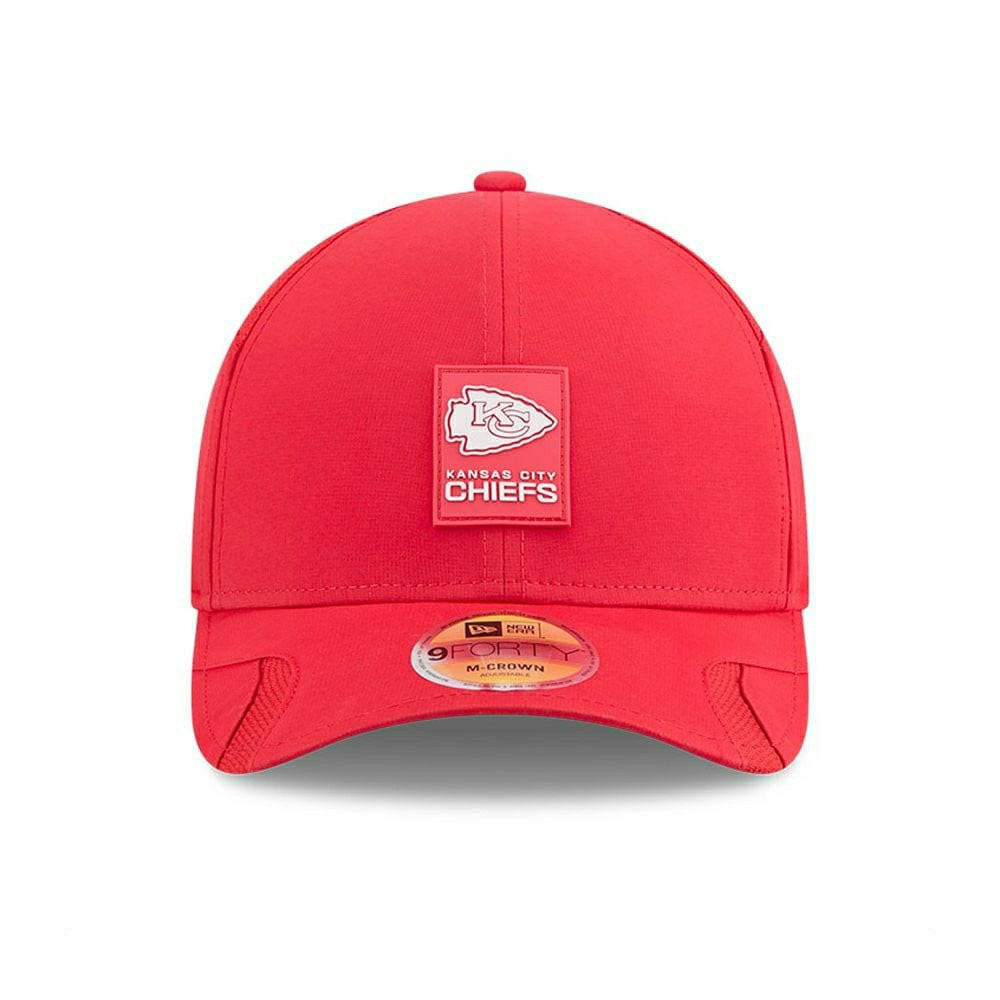 Kansas City Chiefs 2025 NFL On-Field Sideline 9FORTY M-Crown Cap Red Taass sale