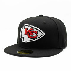 Kansas City Chiefs Super Bowl LVIII 59FIFTY Fitted NFL Cap Black Taass for sale