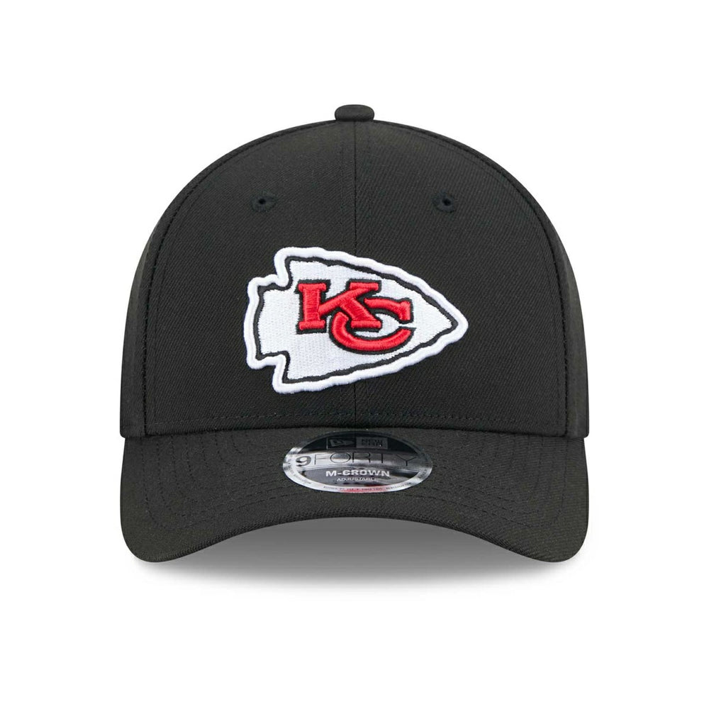 Kansas City Chiefs NFL Team Logo New Era 9FORTY M-Crown Snapback Cap Black Classic