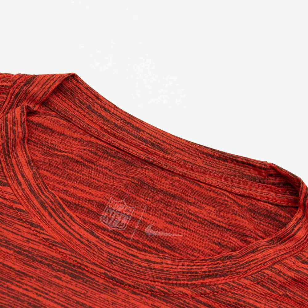 Kansas City Chiefs 2025 NFL Sideline Nike Velocity Performance Long Sleeve T-Shirt Red Taass for sale