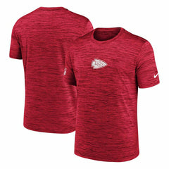Kansas City Chiefs 2025 NFL Sideline Nike Velocity Performance T-Shirt Red Classic