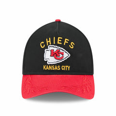 Kansas City Chiefs 2025 NFL Draft 9TWENTY A-Frame Adjustable Cap Black Taass sale