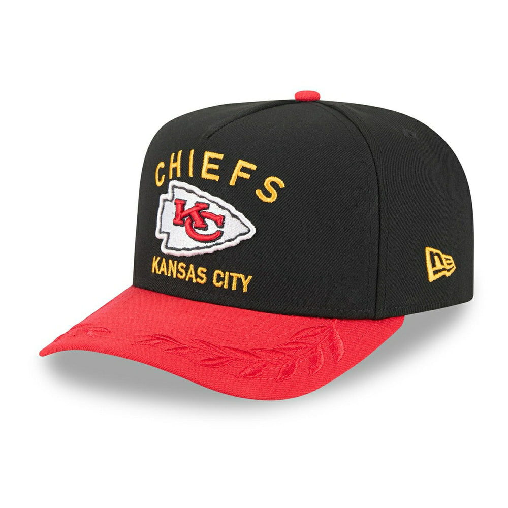Kansas City Chiefs 2025 NFL Draft New Era 9FIFTY A-Frame Snapback Cap Black Taass for sale