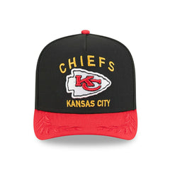 Kansas City Chiefs 2025 NFL Draft New Era 9FIFTY A-Frame Snapback Cap Black Taass for sale