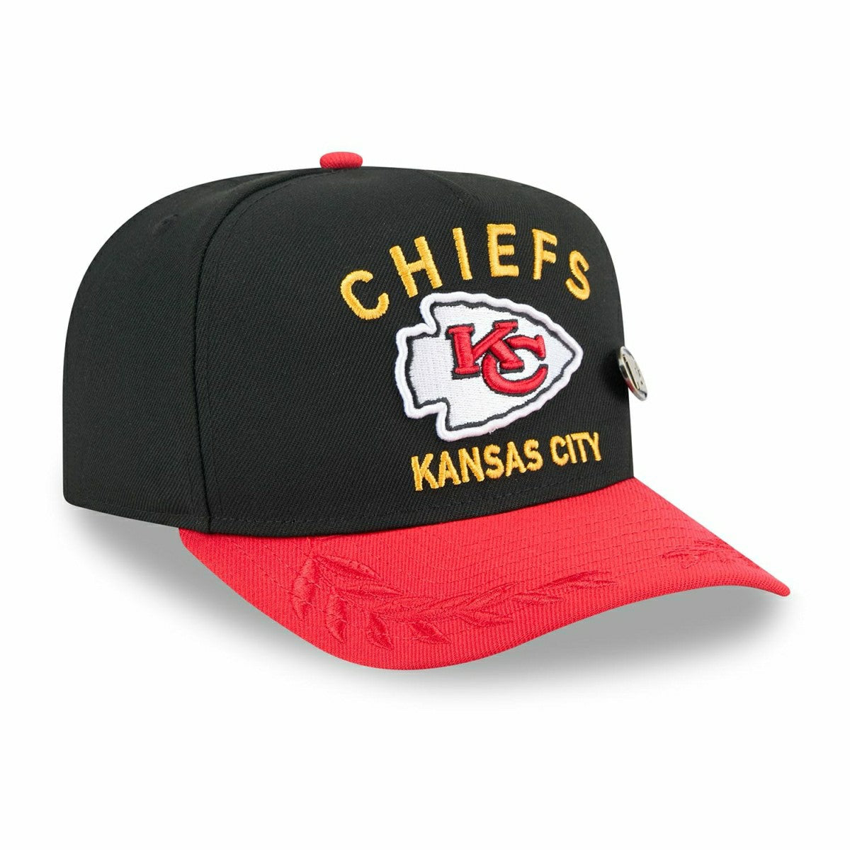 Kansas City Chiefs 2025 NFL Draft New Era 59FIFTY A-Frame Fitted Cap Black Taass US