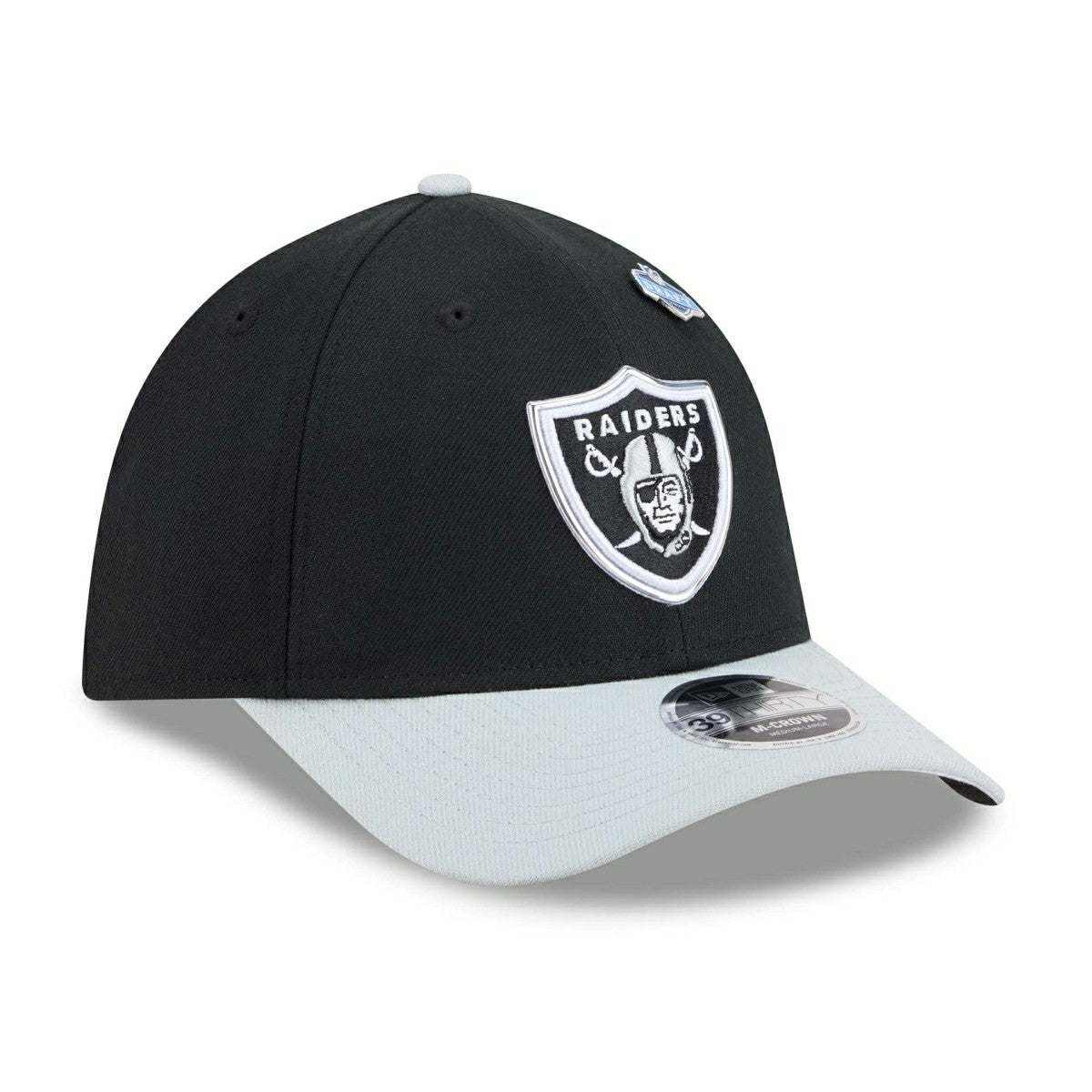 Las Vegas Raiders 2026 NFL Draft 39THIRTY M-Crown Flex Cap Taass for sale