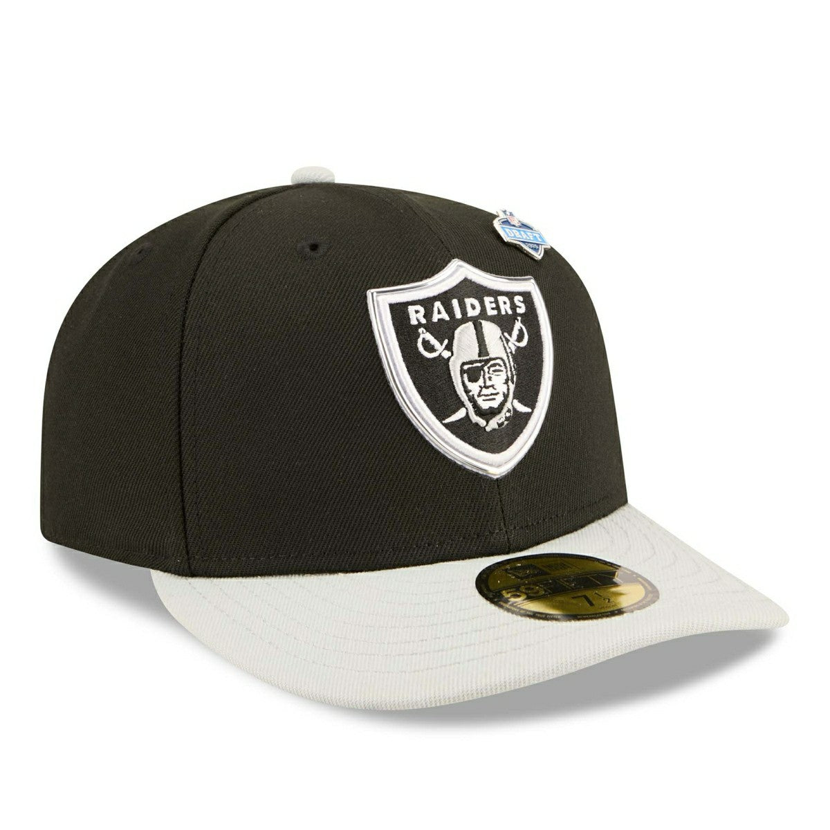 Las Vegas Raiders 2026 NFL Draft Pre-Curved 59FIFTY Fitted Cap Taass US