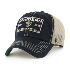 Las Vegas Raiders Vintage Wabash '47 Clean Up Trucker NFL Cap Black Taass sale