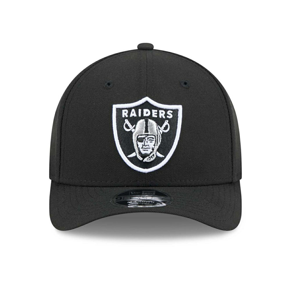 Las Vegas Raiders NFL Team Logo New Era 9FORTY M-Crown Snapback Cap Black Taass for sale
