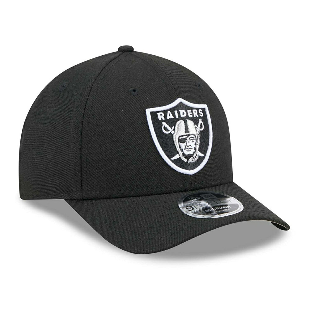 Las Vegas Raiders NFL Team Logo New Era 9FORTY M-Crown Snapback Cap Black Taass for sale