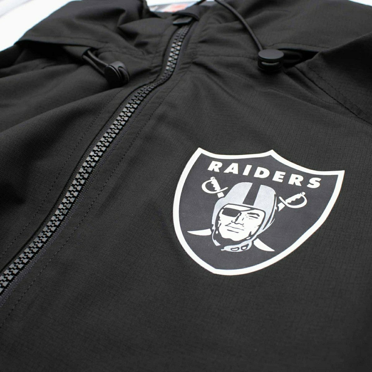 Las Vegas Raiders NFL Quarter Zip Windbreaker Jacket Black Taass US