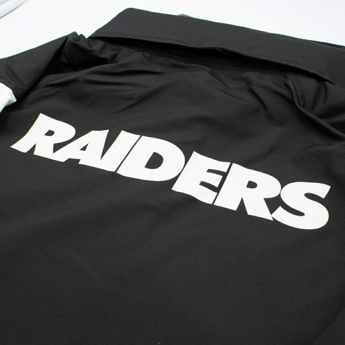 Las Vegas Raiders NFL Quarter Zip Windbreaker Jacket Black Taass US
