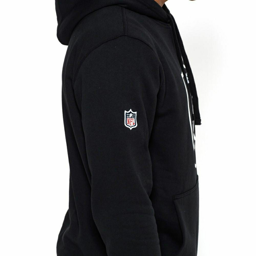 Las Vegas Raiders Logo Hoodie New Era NFL Sweatshirt Schwarz Fashion