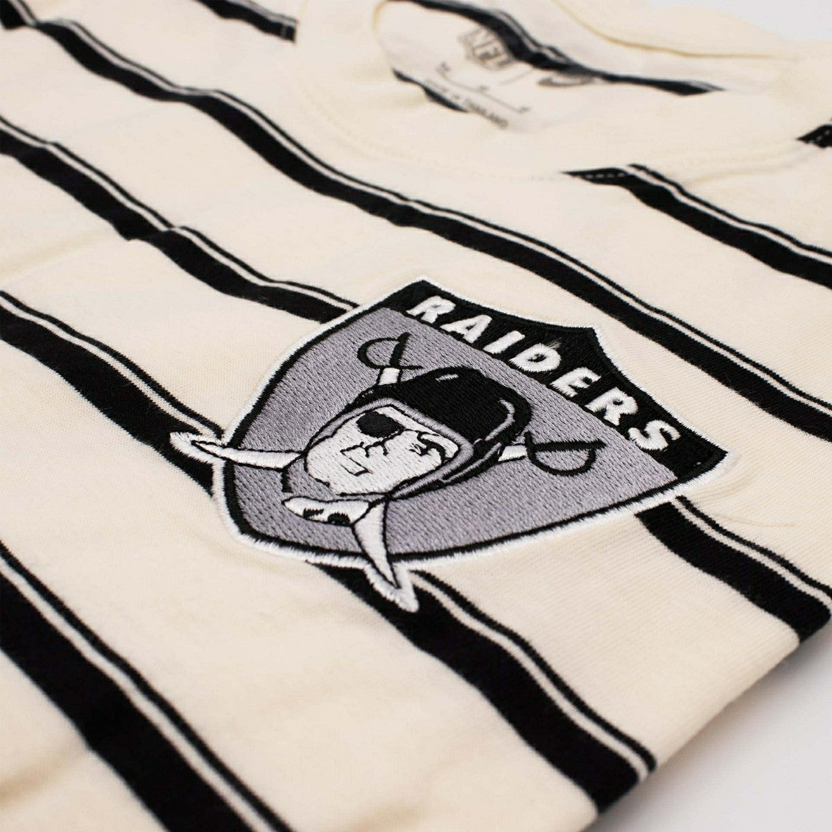 Las Vegas Raiders Rewind Striped Club NFL T-Shirt Classic