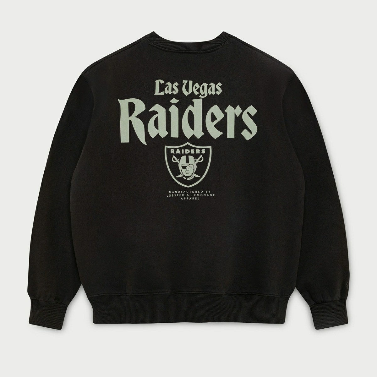 Las Vegas Raiders L&L '96 Classics NFL Crew Sweater Black Lifestyle
