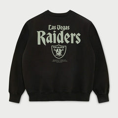 Las Vegas Raiders L&L '96 Classics NFL Crew Sweater Black Lifestyle