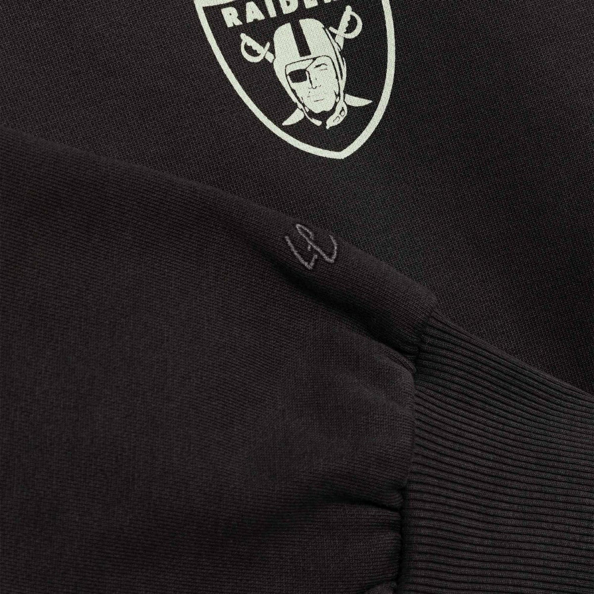 Las Vegas Raiders L&L '96 Classics NFL Crew Sweater Black Lifestyle