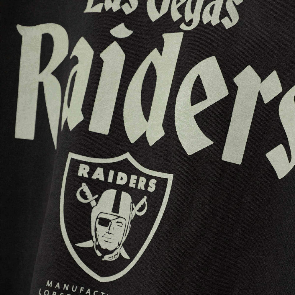 Las Vegas Raiders L&L '96 Classics NFL Crew Sweater Black Lifestyle