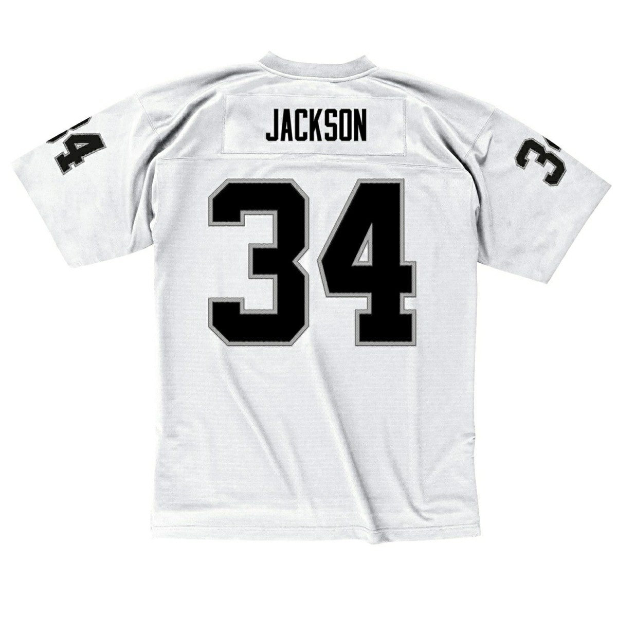 Bo Jackson #34 Los Angeles Raiders Mitchell & Ness Throwback NFL Jersey White Taass sale