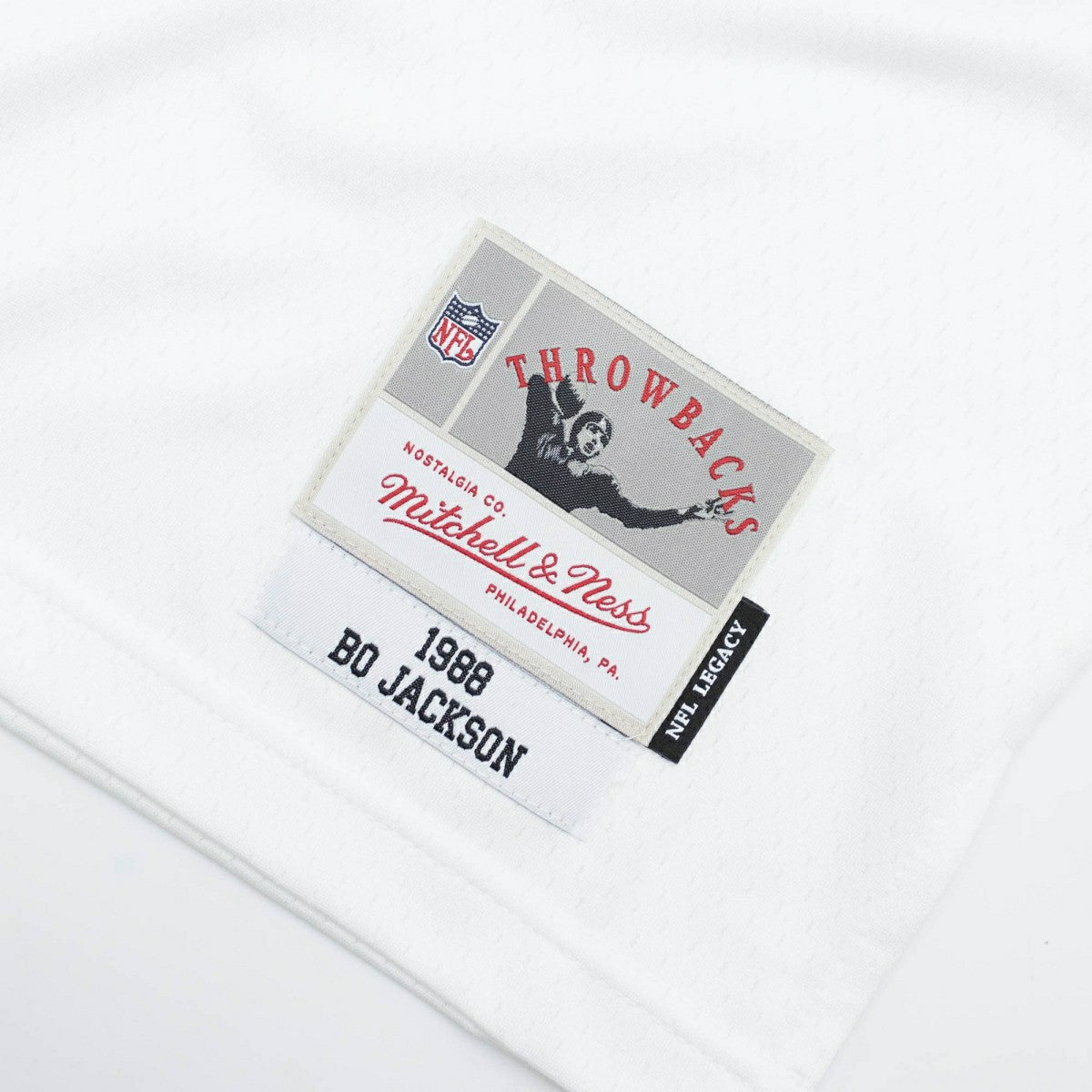 Bo Jackson #34 Los Angeles Raiders Mitchell & Ness Throwback NFL Jersey White Taass sale