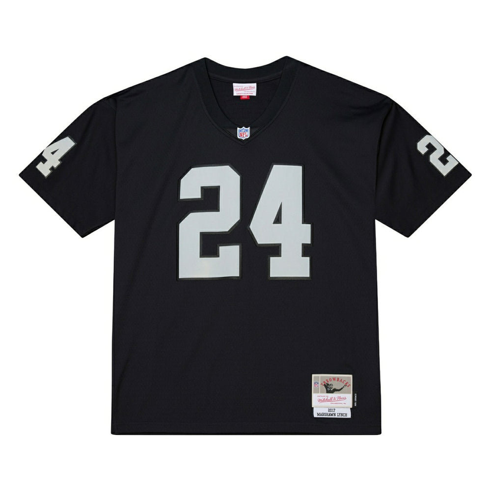 Marshawn Lynch #24 Oakland Raiders 2017 Legacy Throwback NFL Jersey Black Taass for sale