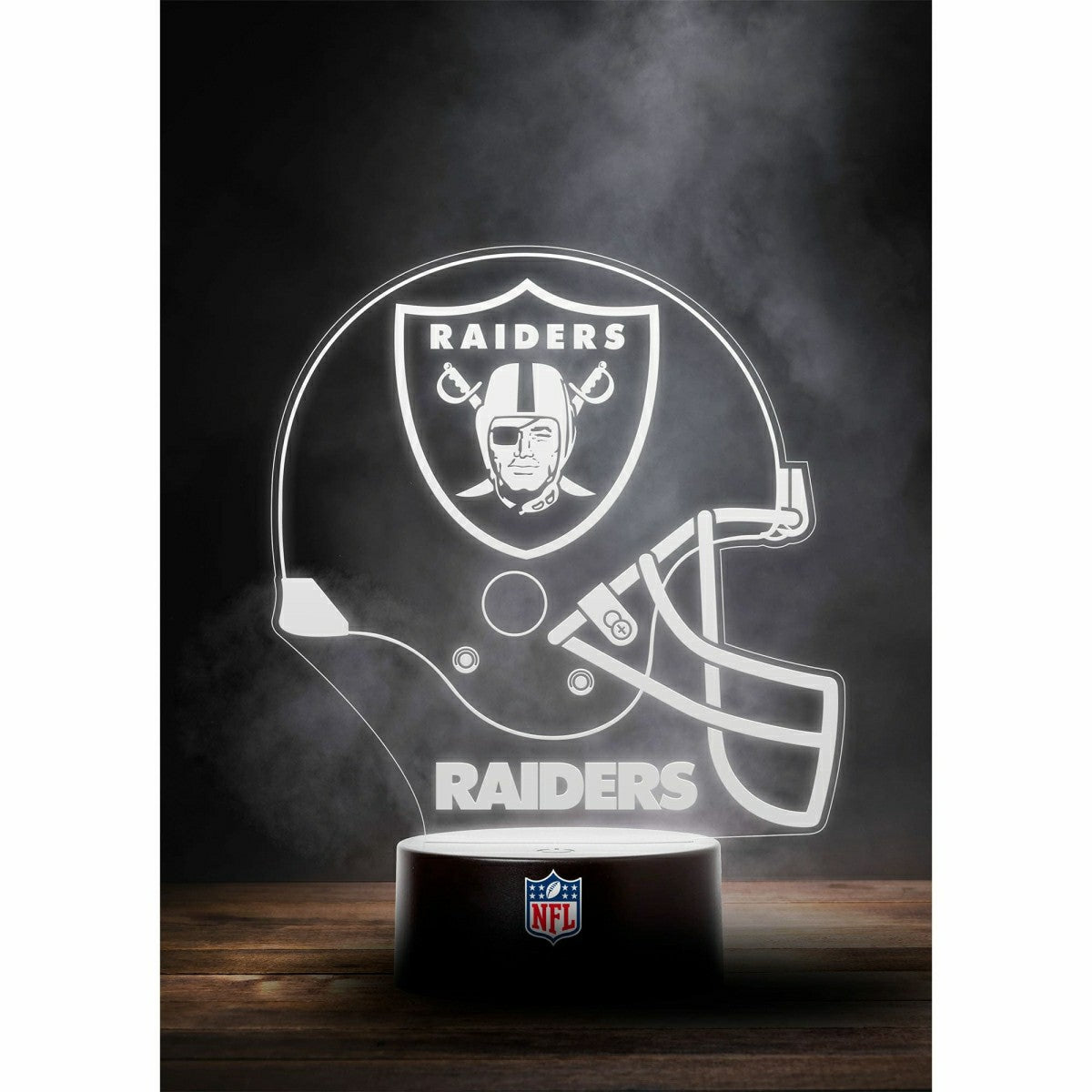 Las Vegas Raiders NFL Helmet LED Sign Lifestyle