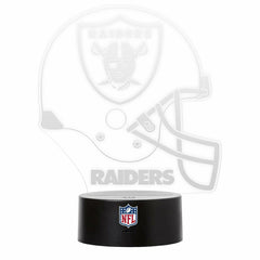 Las Vegas Raiders NFL Helmet LED Sign Lifestyle