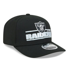 Las Vegas Raiders NFL Stated 9SEVENTY Stretch-Snap Cap Black Lifestyle