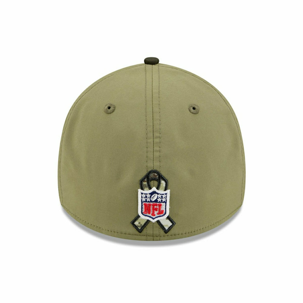 Las Vegas Raiders 2025 NFL Salute to Service 39THIRTY Flex Cap Olive Taass sale