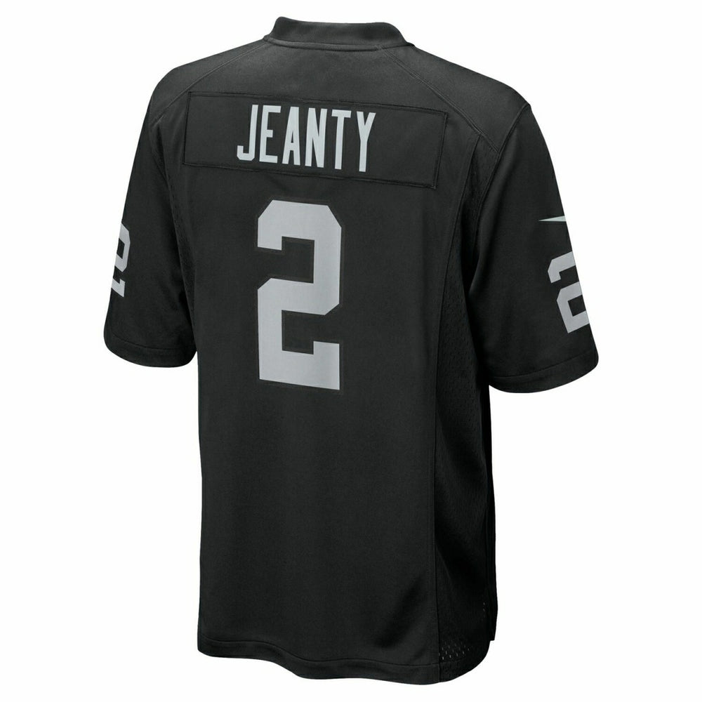 Ashton Jeanty #2 Las Vegas Raiders Nike Game NFL Jersey Black Classic