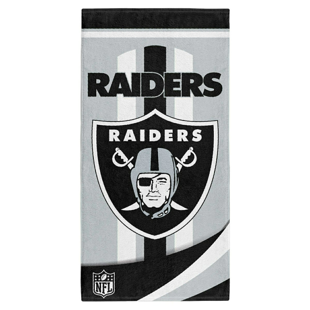 Las Vegas Raiders Extreme NFL Beach Towel Lifestyle