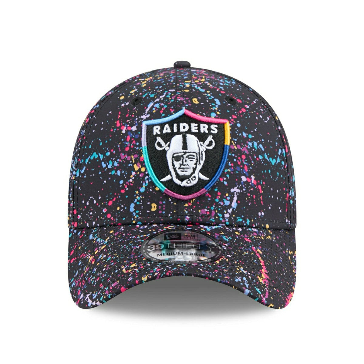 Las Vegas Raiders 2025 NFL Crucial Catch 39THIRTY Flex Cap Fashion