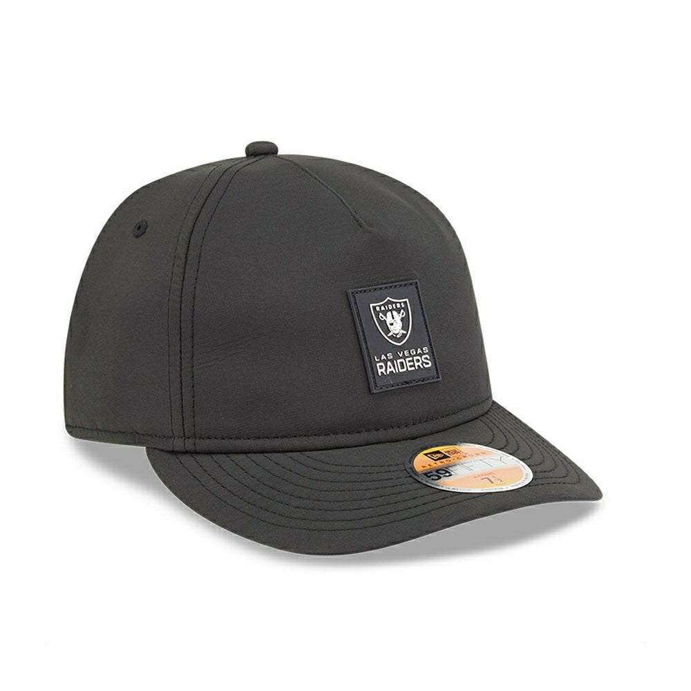 Las Vegas Raiders 2025 NFL On-Field Sideline 59FIFTY A-Frame Fitted Cap Black Taass sale