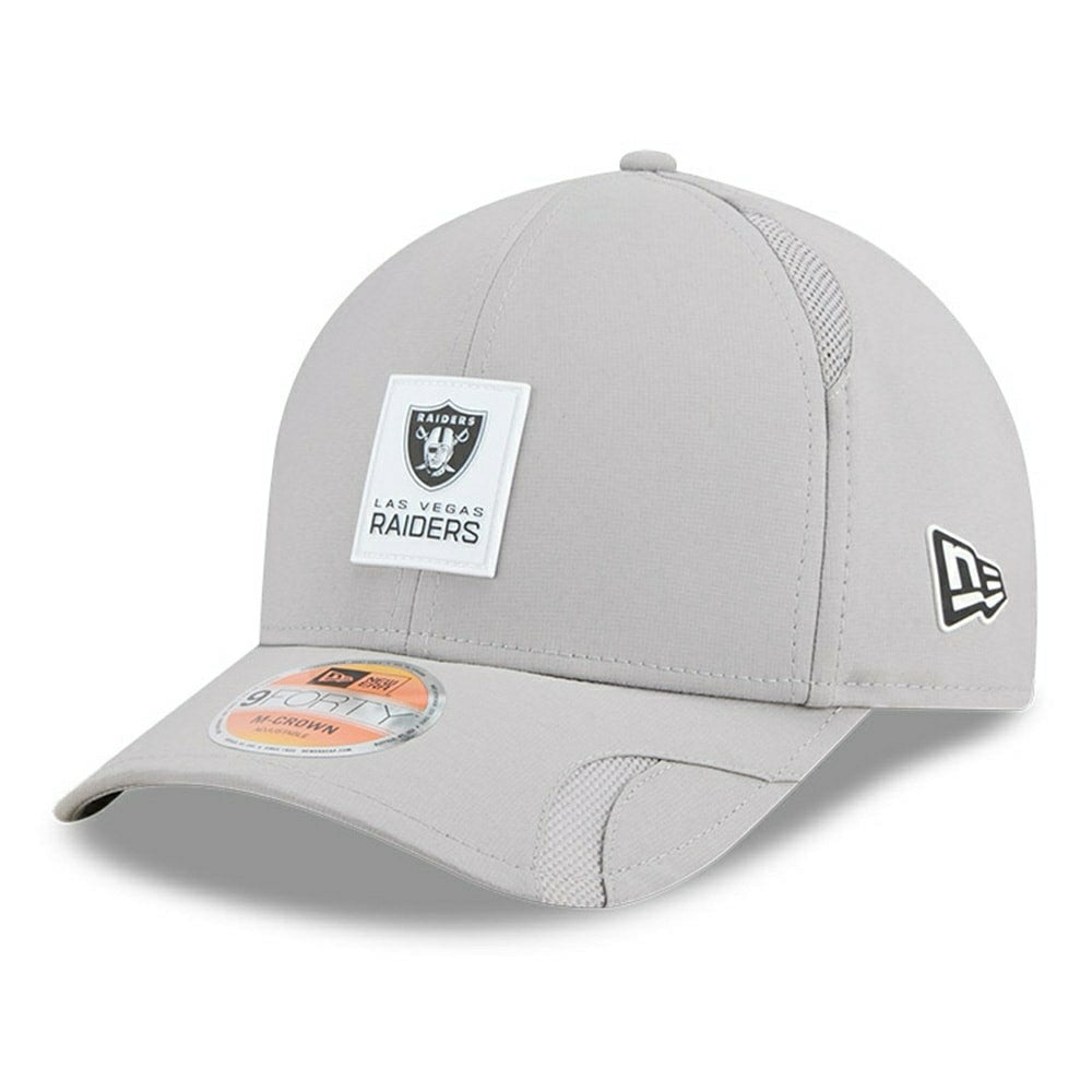 Las Vegas Raiders 2025 NFL On-Field Sideline 9FORTY M-Crown Cap CW Grau Taass for sale