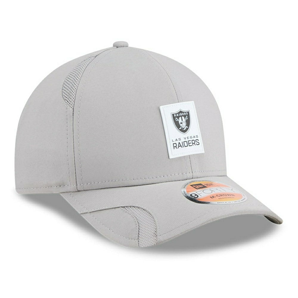 Las Vegas Raiders 2025 NFL On-Field Sideline 9FORTY M-Crown Cap CW Grau Taass for sale